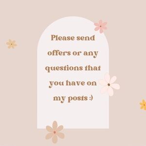 Offers and Questions are welcomed!